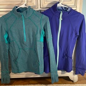 2 lululemon (Avivva youth) lite jackets, size 14